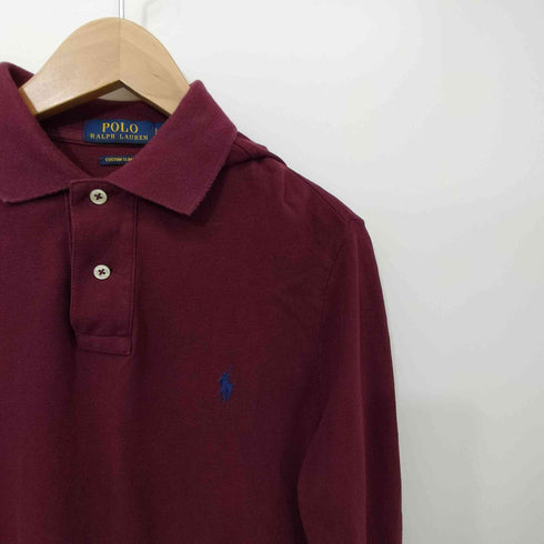 ポロラルフローレン POLO RALPH LAUREN ポニー刺繍 ロングスリーブポロシャツ メンズ import:S